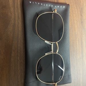 Quay Jezabell Gold Framed Sunglasses
